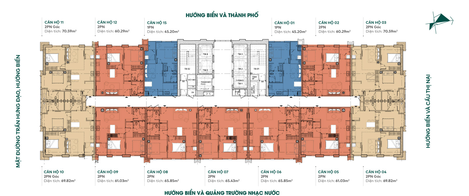 Thiết kế căn hộ Altara Residence Quy Nhơn