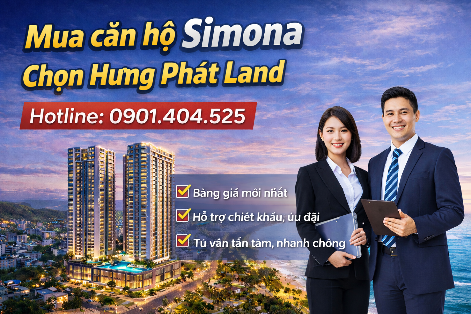Mua căn hộ Simona - Chọn Hưng Phát Land