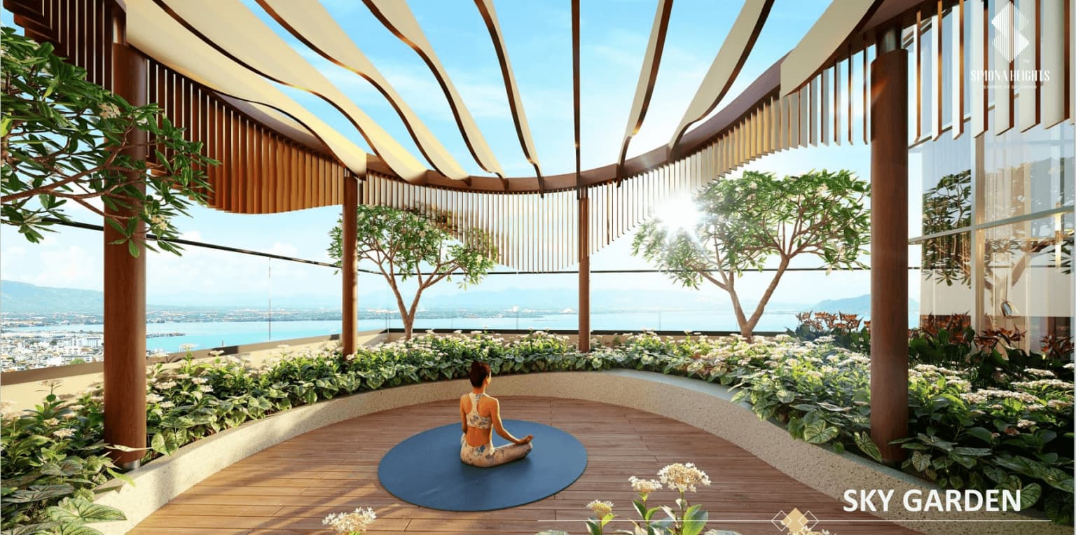 Skywalk và Sky Garden Simona Heights Quy Nhơn