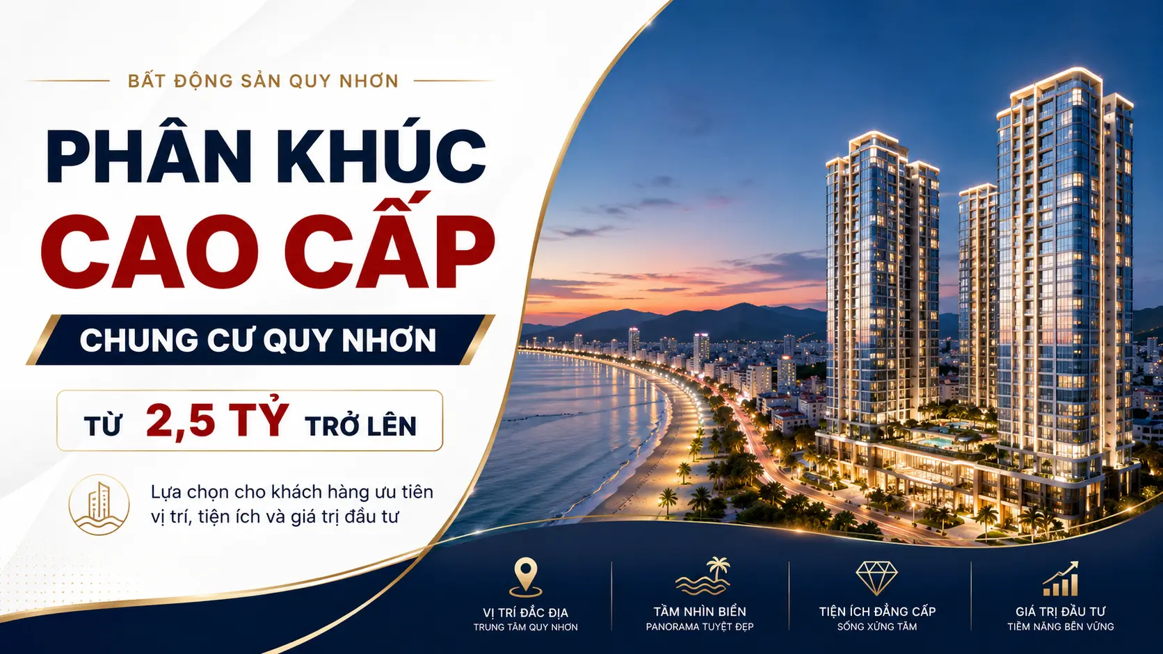 Phân Khúc Cao Cấp Chung Cư Quy Nhơn Giá Bao Nhiêu