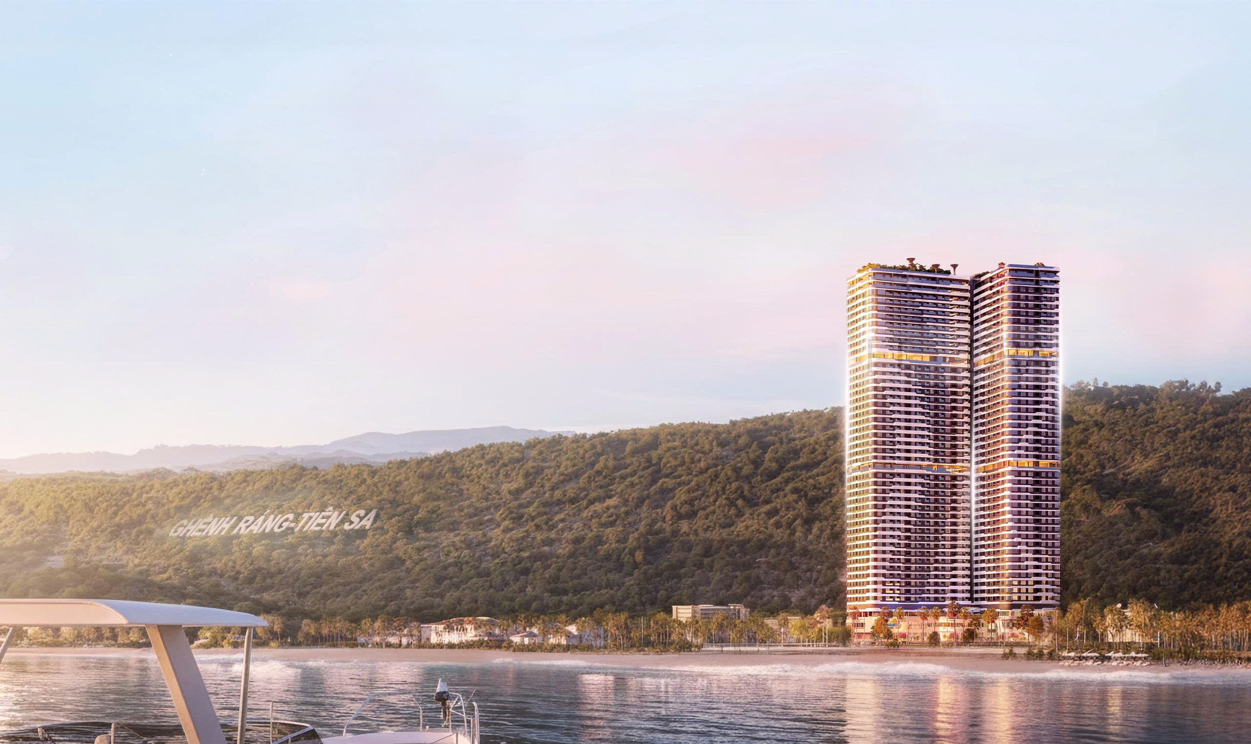 Phối cảnh tổng thể dự án Oriva Bay Quy Nhơn 46 tầng