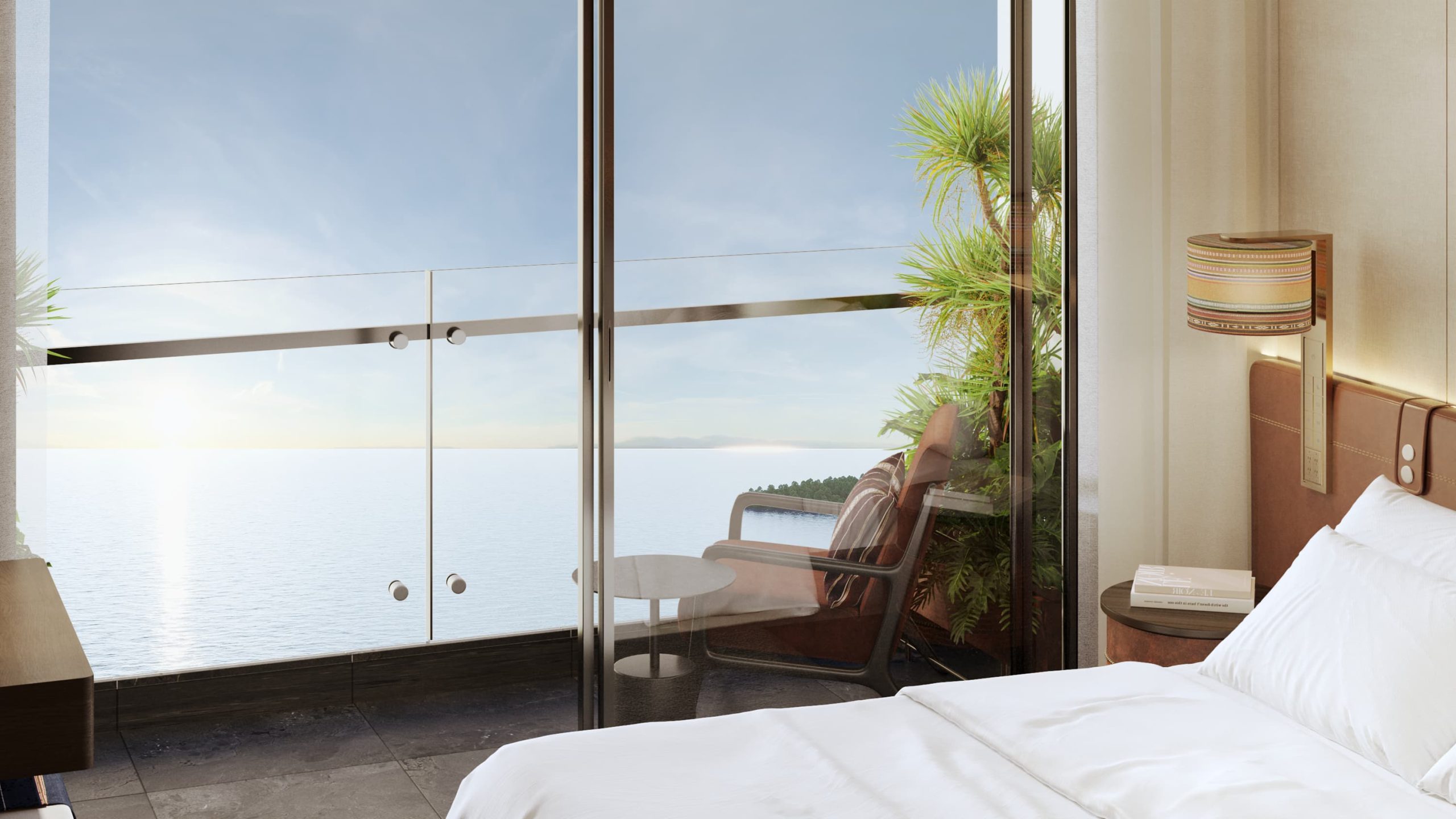 View kép từ 2PN Premium Q'Terra — biển và đầm Thị Nại