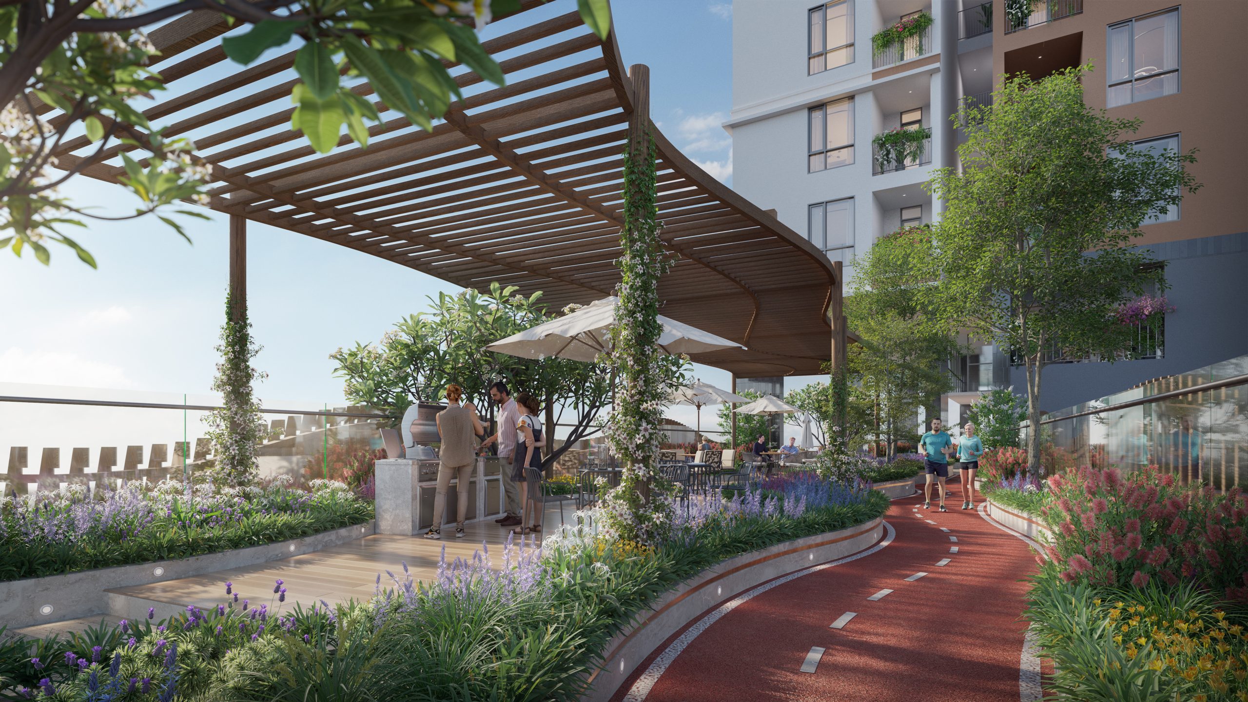Skywalk Simona Heights — lối dạo trên cao cho cư dân và người cao tuổi