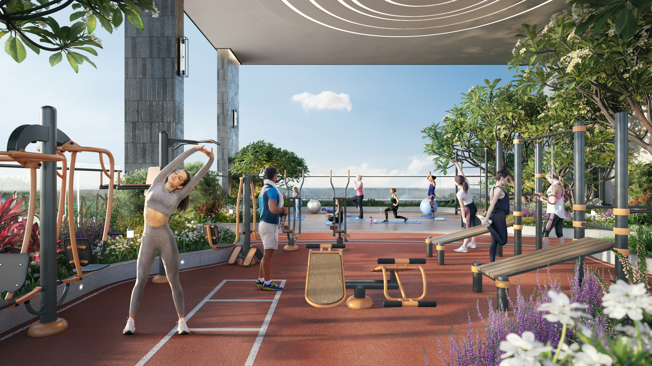 Outdoor Gym Simona Heights — tập dưới gió biển thay vì phòng kín