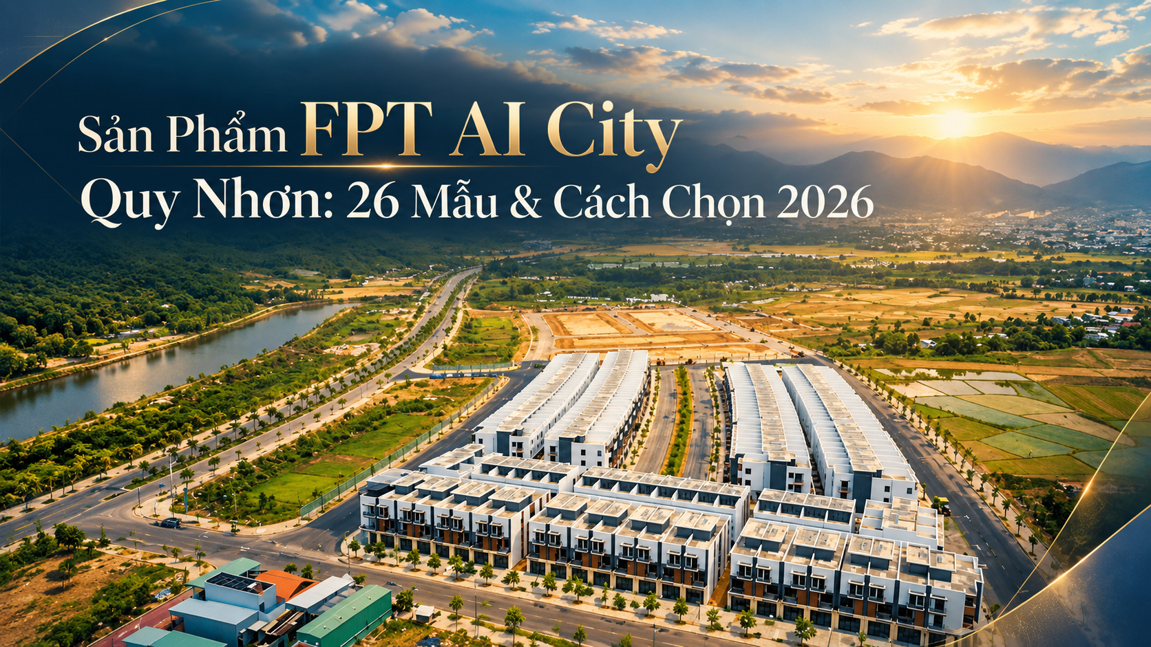 Toan canh FPT AI City Quy Nhon luc binh minh