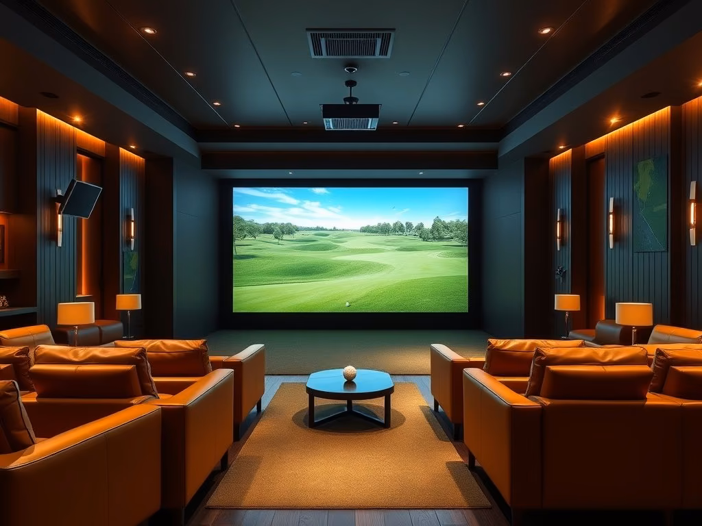 Sân golf 4D mô phỏng trong nhà tại Oriva Bay Quy Nhơn