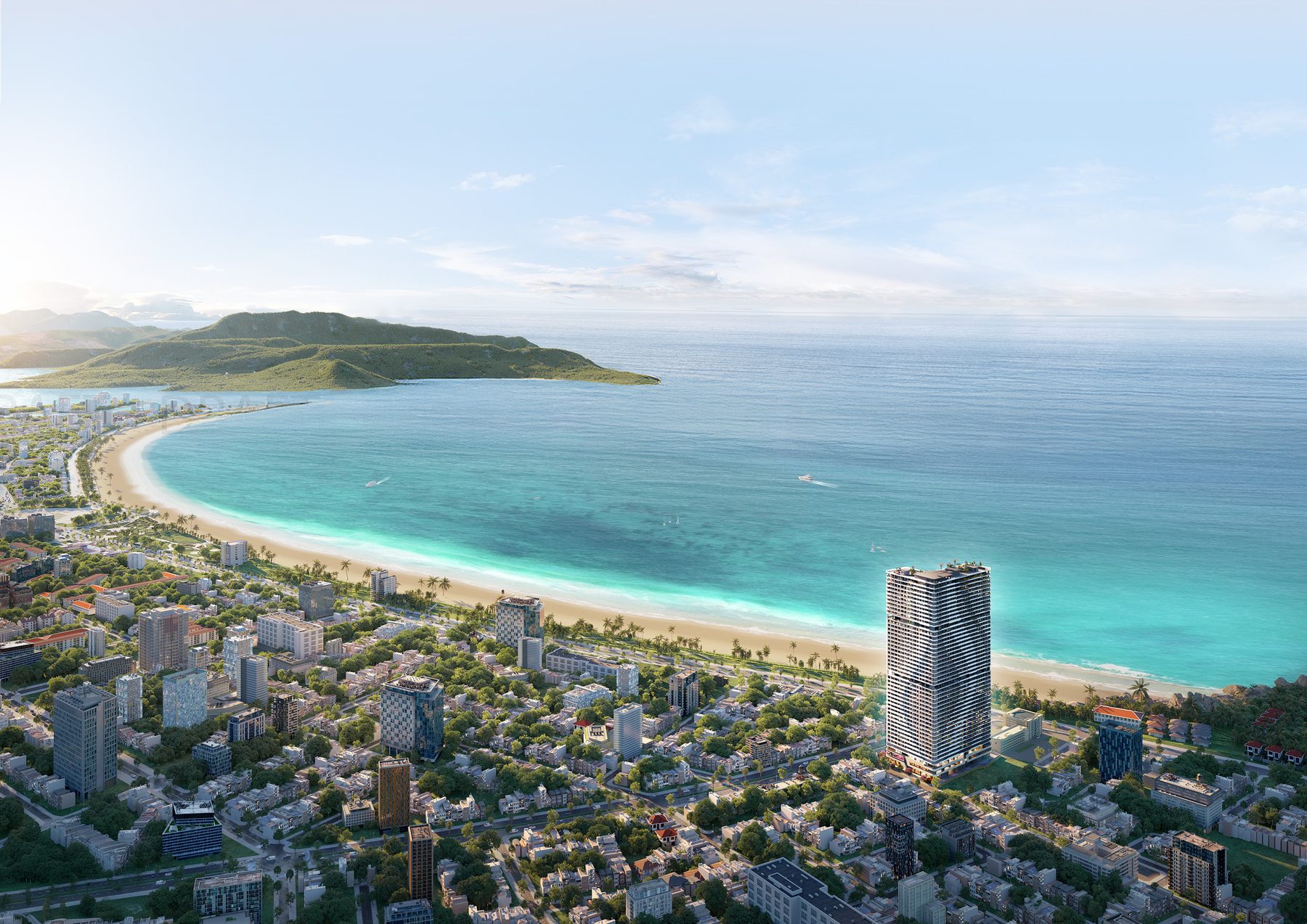 Oriva Bay Quy Nhơn — tháp đôi 46 tầng tại 70 Tây Sơn với 4 tầng hầm đỗ xe