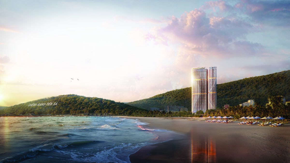 Oriva Bay Quy Nhơn nhìn từ biển