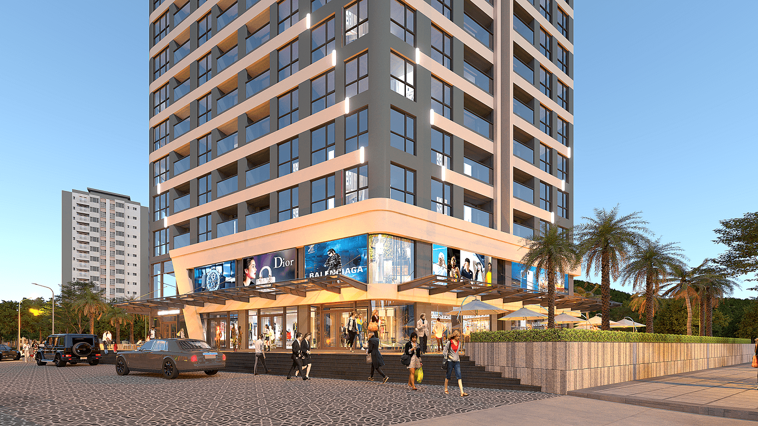 Shophouse khối đế Phú Tài Central Life