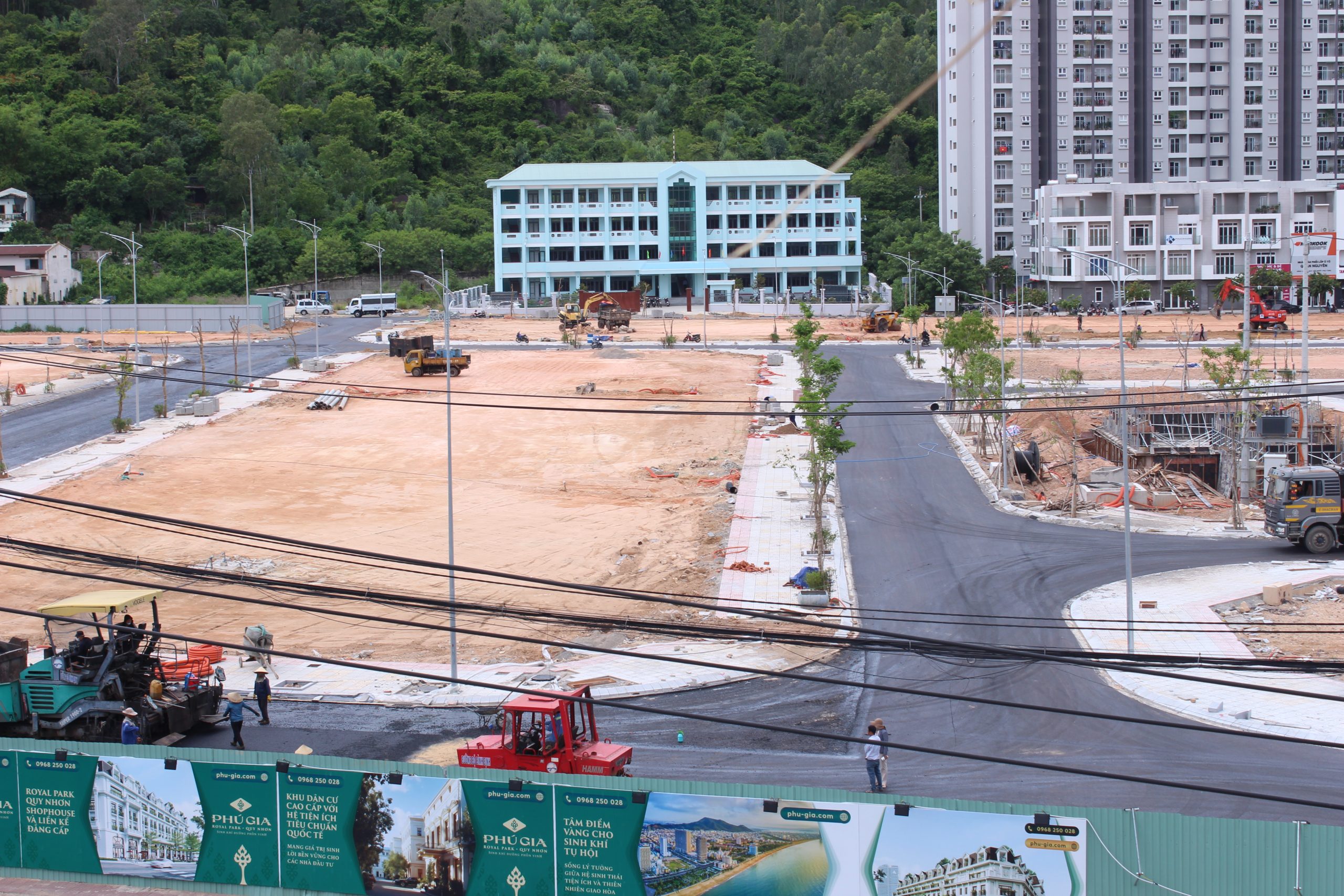 Tiến độ xây dựng thực tế tại công trường Phú Gia Royal Park Quy Nhơn